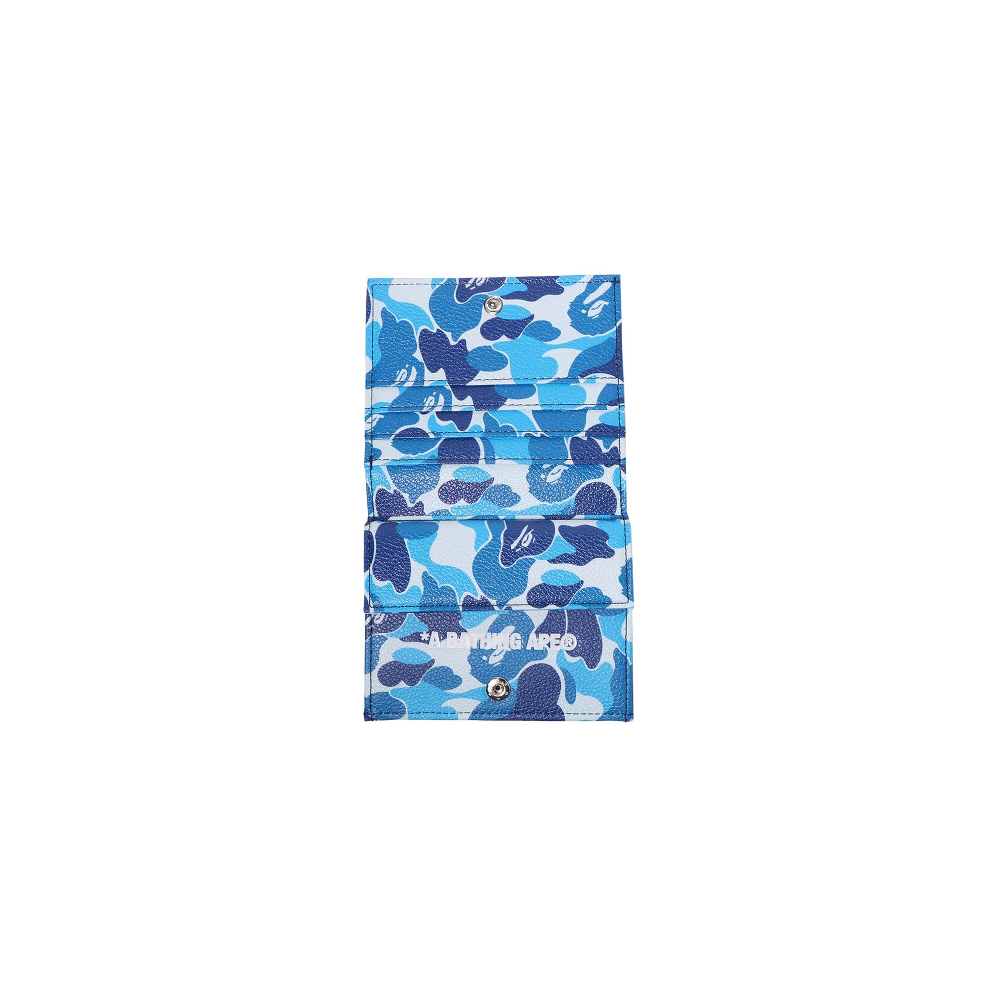 Buy BAPE ABC Camo Mini Wallet 'Blue' - 1K30 190 011 BLUE | GOAT