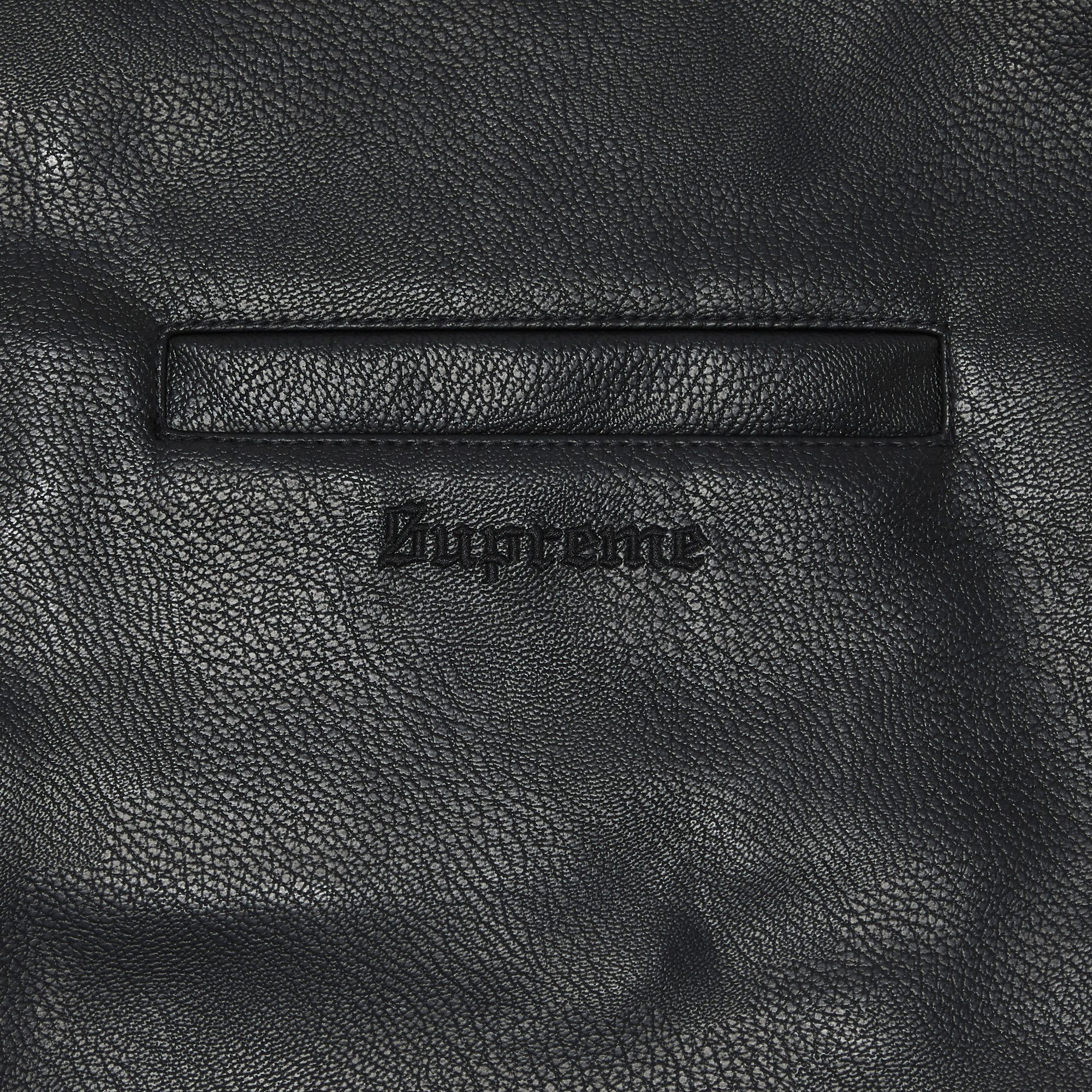 Buy Supreme x Toy Machine Faux Leather Vest 'Black