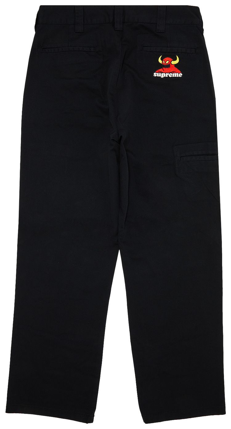 Supreme x Toy Machine Work Pant Black