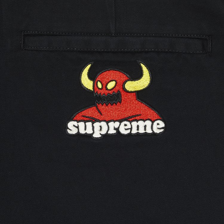 Supreme x Toy Machine Work Pant Black