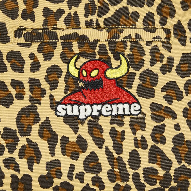 Supreme x Toy Machine Work Pant Leopard