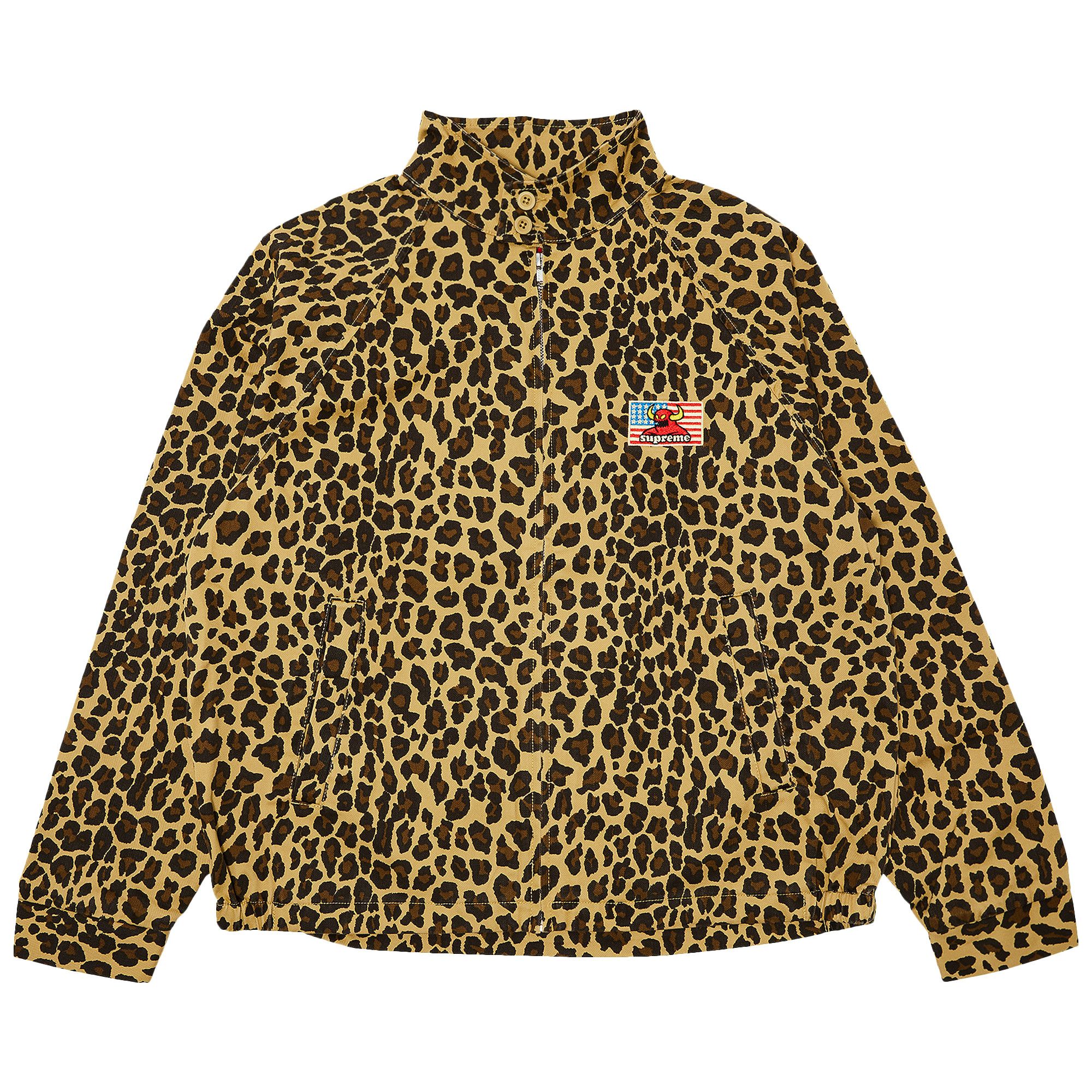 Size xl Supreme x Toy Machine Harrington Jacket 'Leopard'