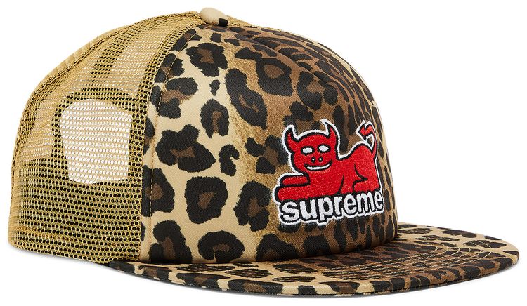 Supreme x Toy Machine Mesh Back 5 Panel Leopard