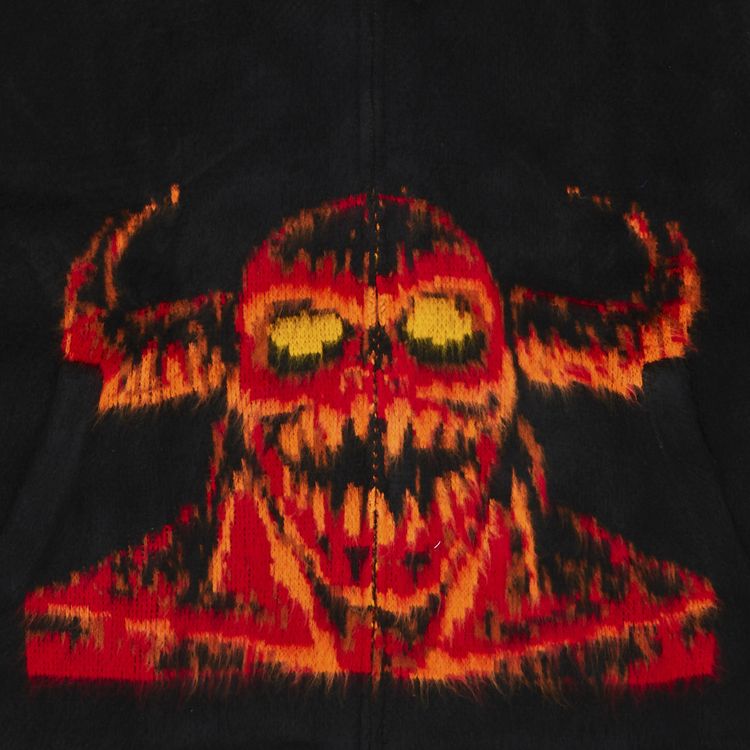 Supreme x Toy Machine Zip Up Hooded Sweatshirt Black