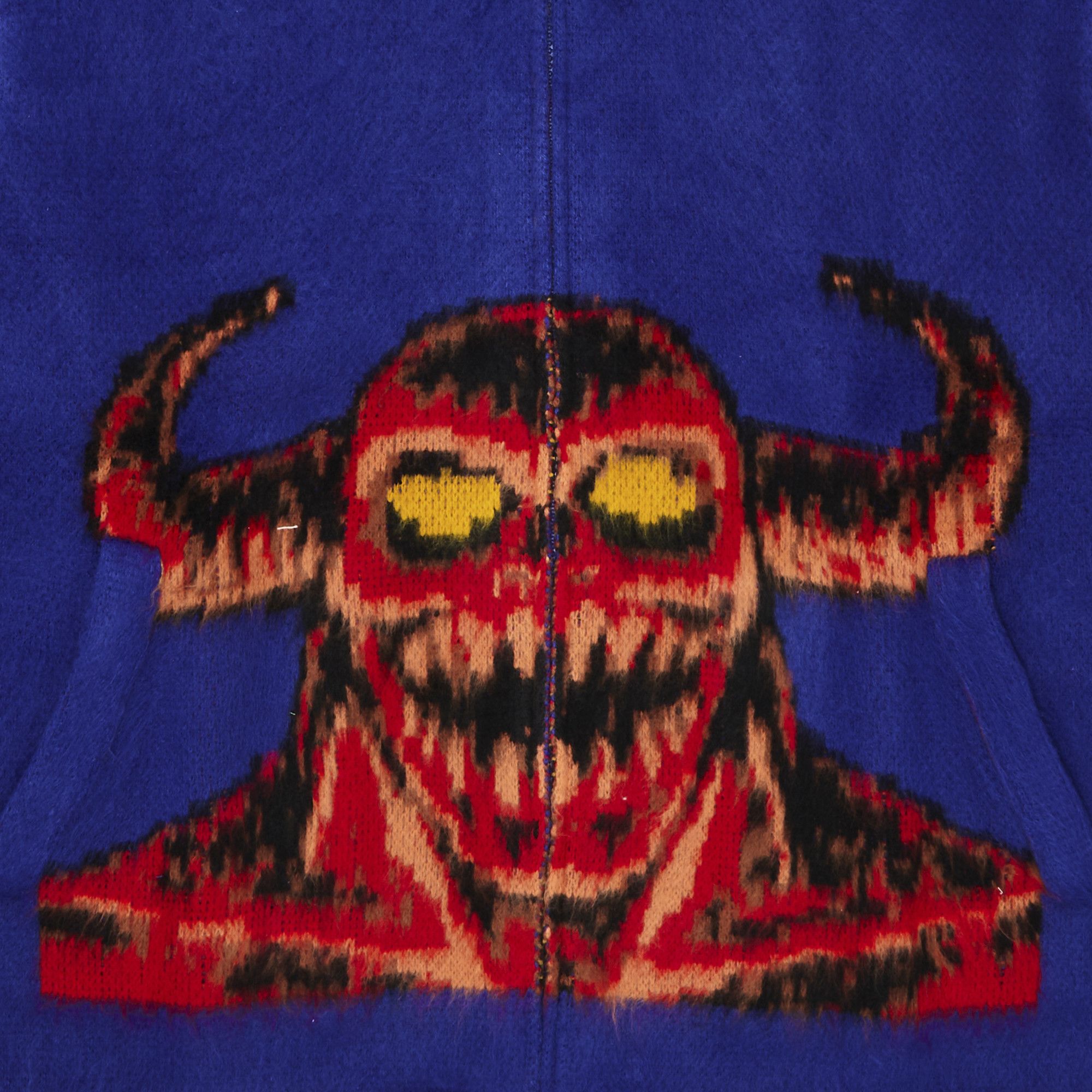 Size xl Supreme x Toy Machine Zip Up Hooded Sweatshirt 'Blue'