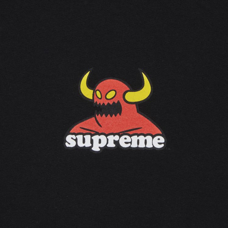 Supreme x Toy Machine Hooded Sweatshirt Black