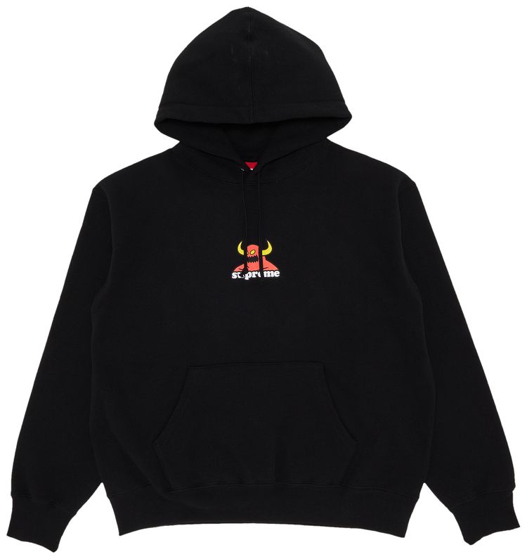 Supreme x Toy Machine Hooded Sweatshirt Black