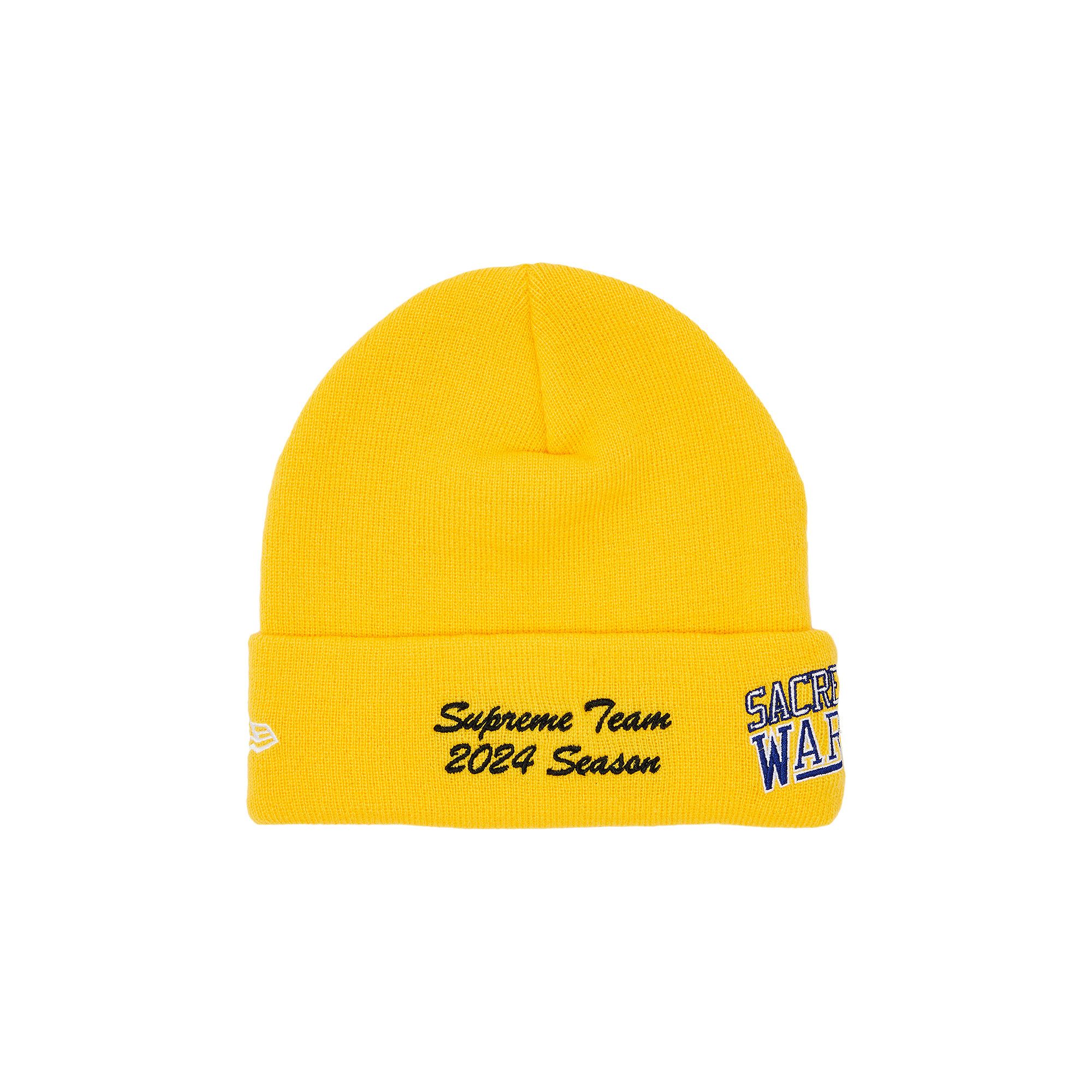 Supreme x New Era Salvation Beanie 'Gold'