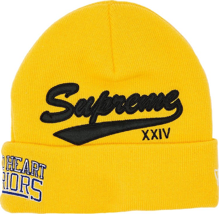 Supreme x New Era Salvation Beanie 'Gold'