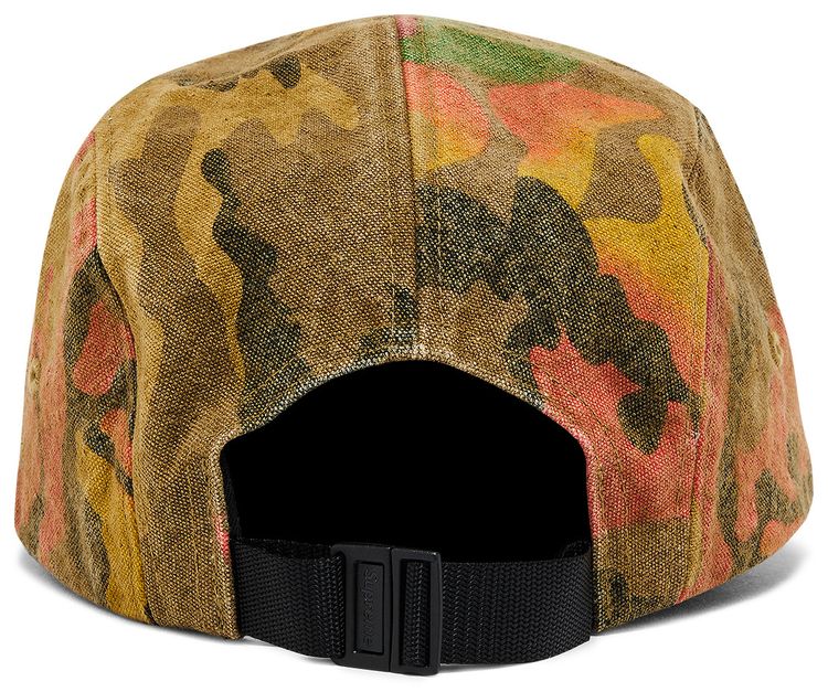 Supreme Washed Canvas Camp Cap Tan Camo