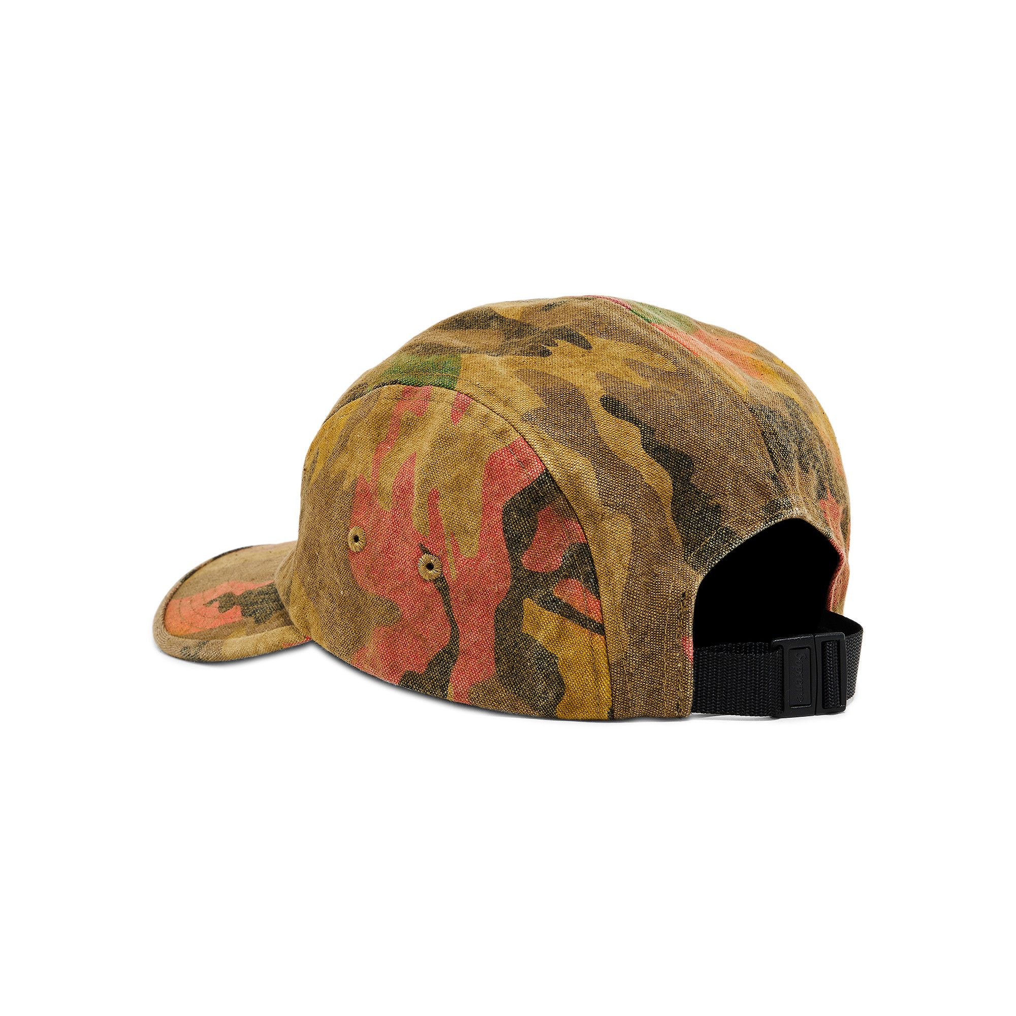帽子 Supreme Washed Canvas Camp Cap Tan Camo Buy Supreme Washed Canvas Camp Cap 'Tan Camo' - SS24H34 TAN