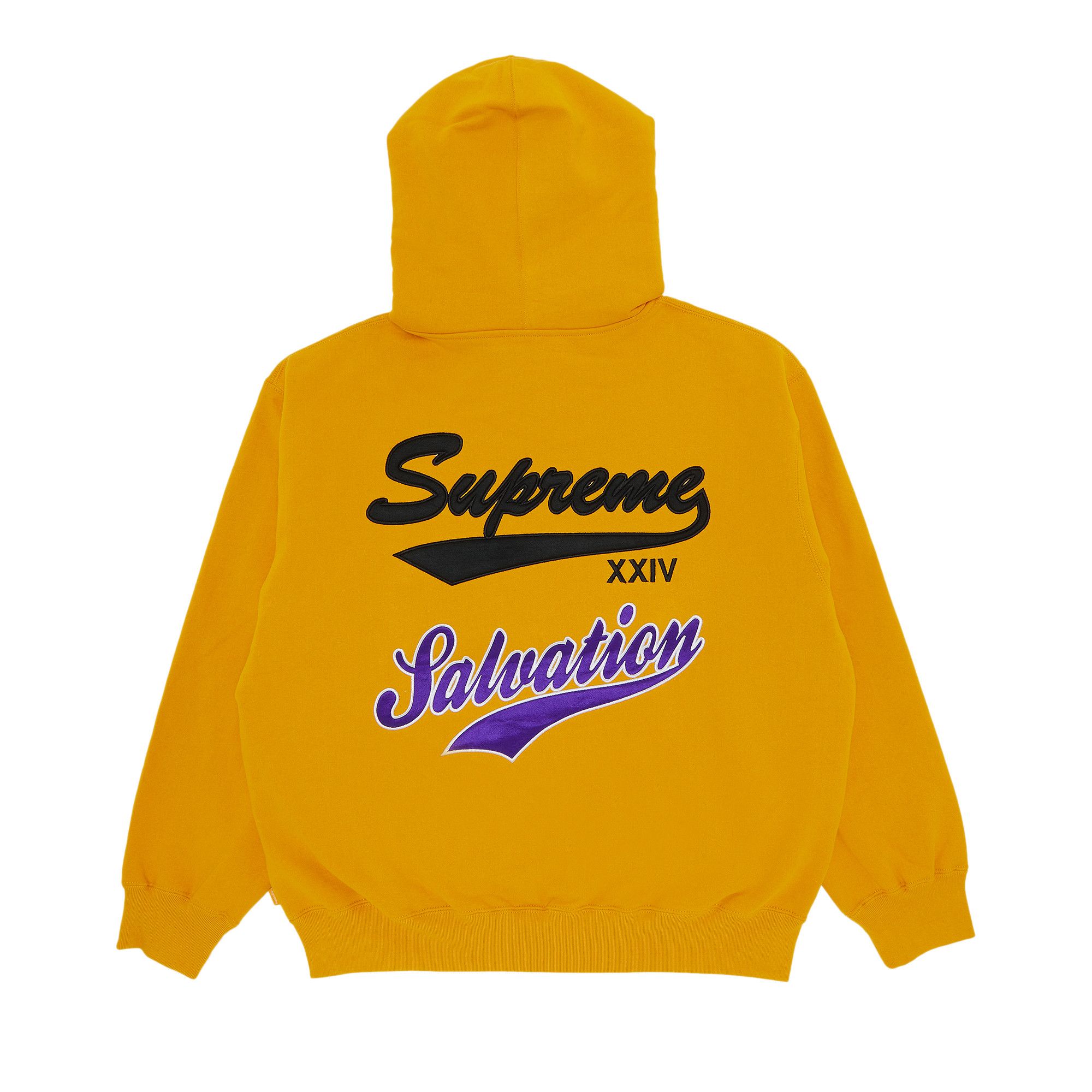 Gold supreme hoodie on sale