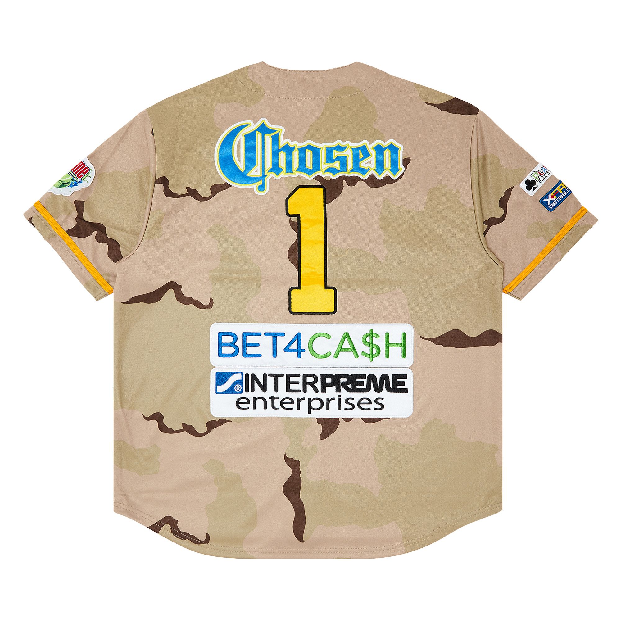 Supreme Chosen One Baseball Jersey Black Size Medium Brand