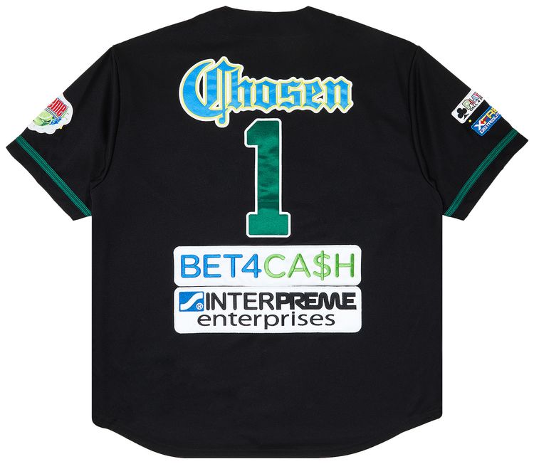 Supreme Chosen One Baseball Jersey Black
