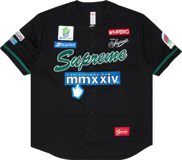 Supreme Chosen One Baseball Jersey 'Black'