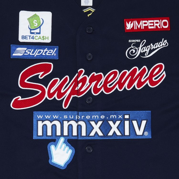 Supreme Chosen One Baseball Jersey Navy