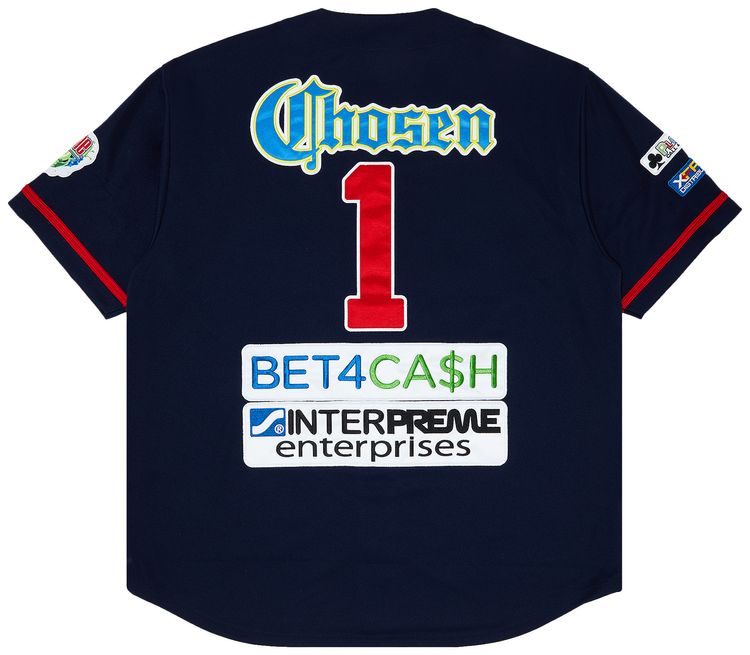 Supreme Chosen One Baseball Jersey Navy
