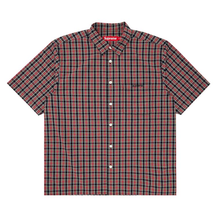 Buy Supreme Loose Fit Mini Plaid Short-Sleeve Shirt 