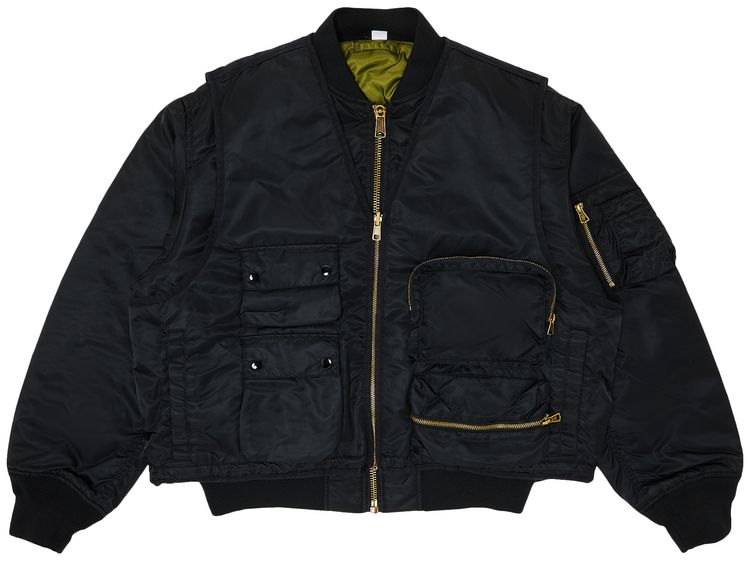 Supreme 2 In 1 MA 1  Vest Black