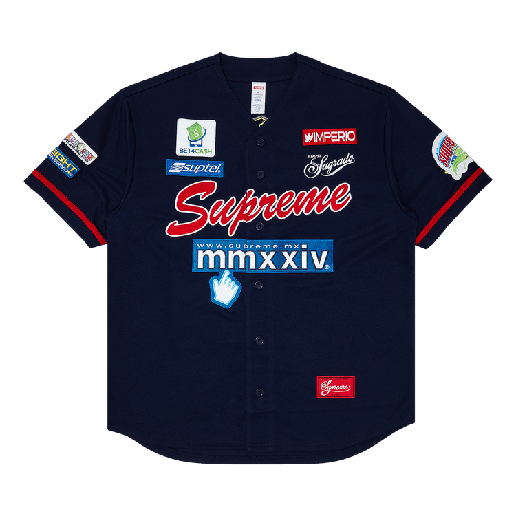 Size xl Supreme Chosen One Baseball Jersey 'Navy'