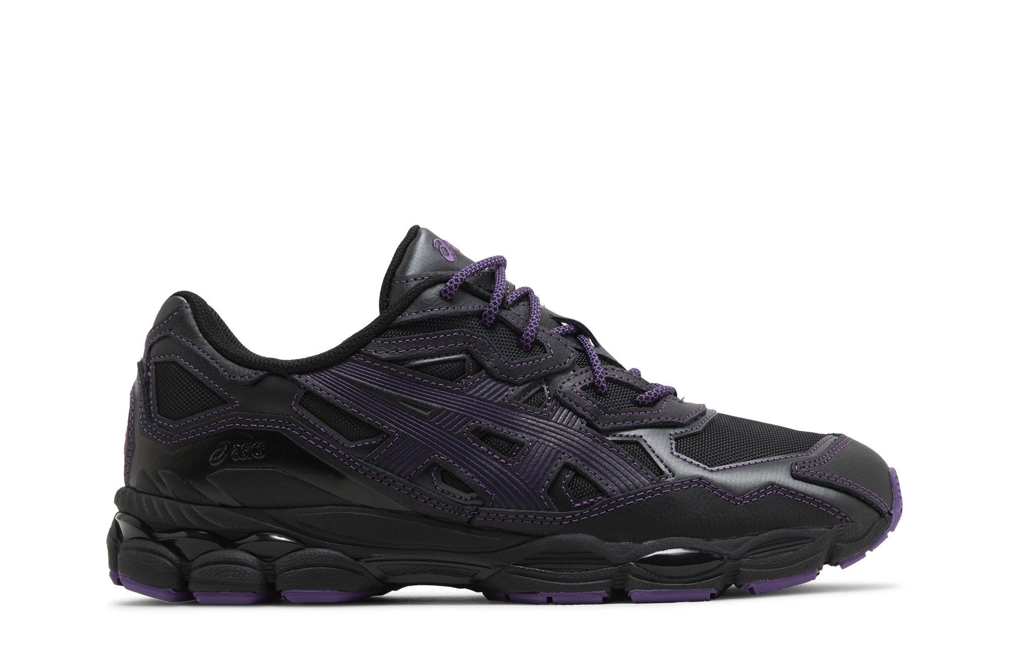 Size 10.0 Needles x Gel NYC 'Black Purple'