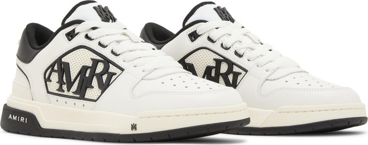 Amiri Classic Low Logo   White Black