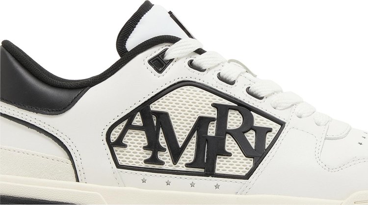 Amiri Classic Low Logo   White Black