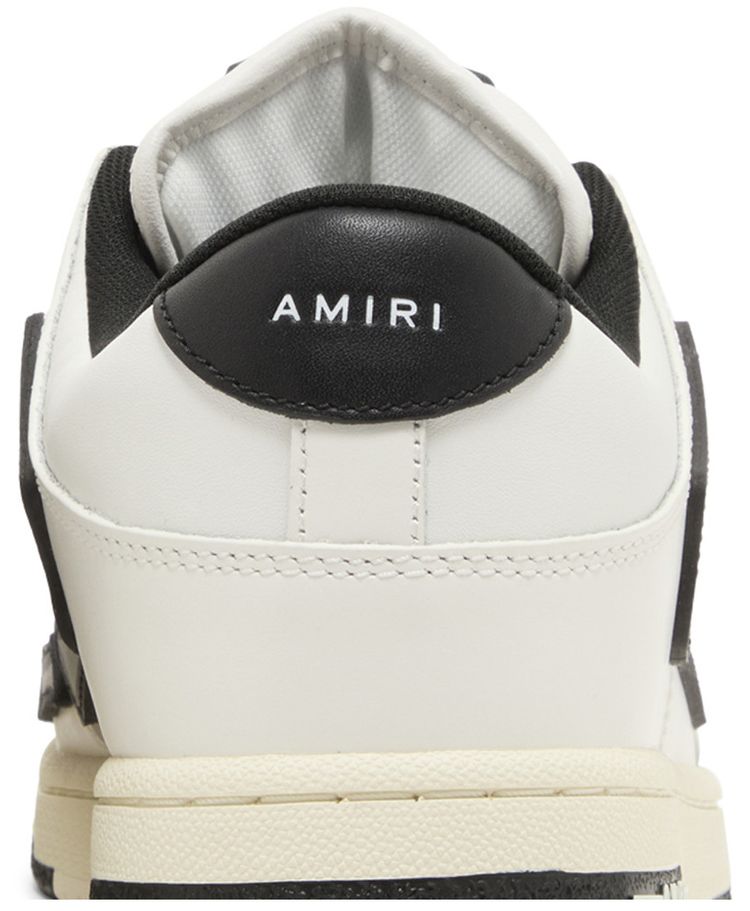 Amiri Skel Top Low Chunky   White Black