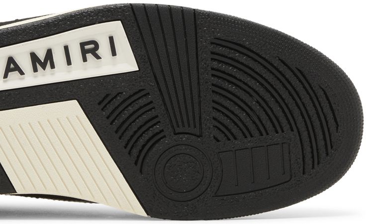 Amiri Skel Top Low Chunky   White Black