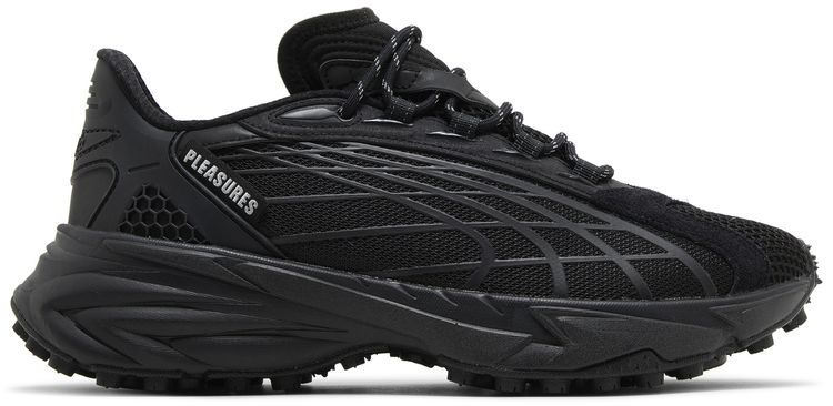 Pleasures x Puma Spirex Black