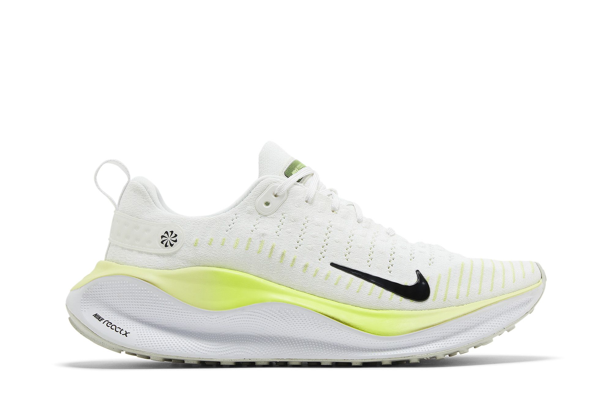 Nike Infinity Run Flyknit 4 - White/Black-LT Lemon Twist