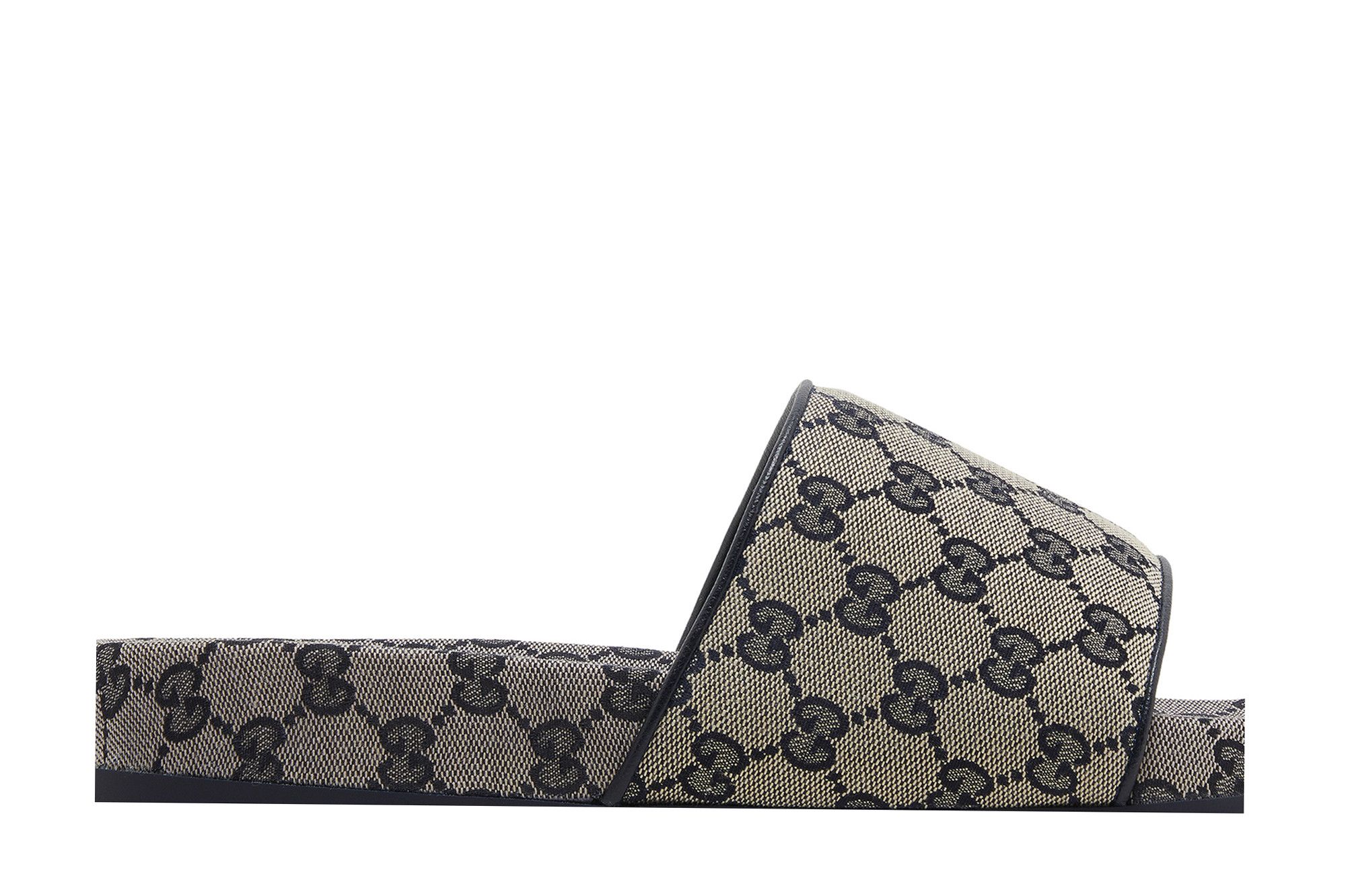 Buy Gucci GG Slide Sandal 'Beige Blue Monogram' - 692951