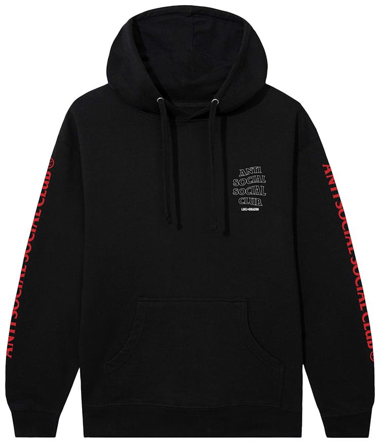 Anti Social Social Club x Like A Dragon Tattoo Hoodie Black