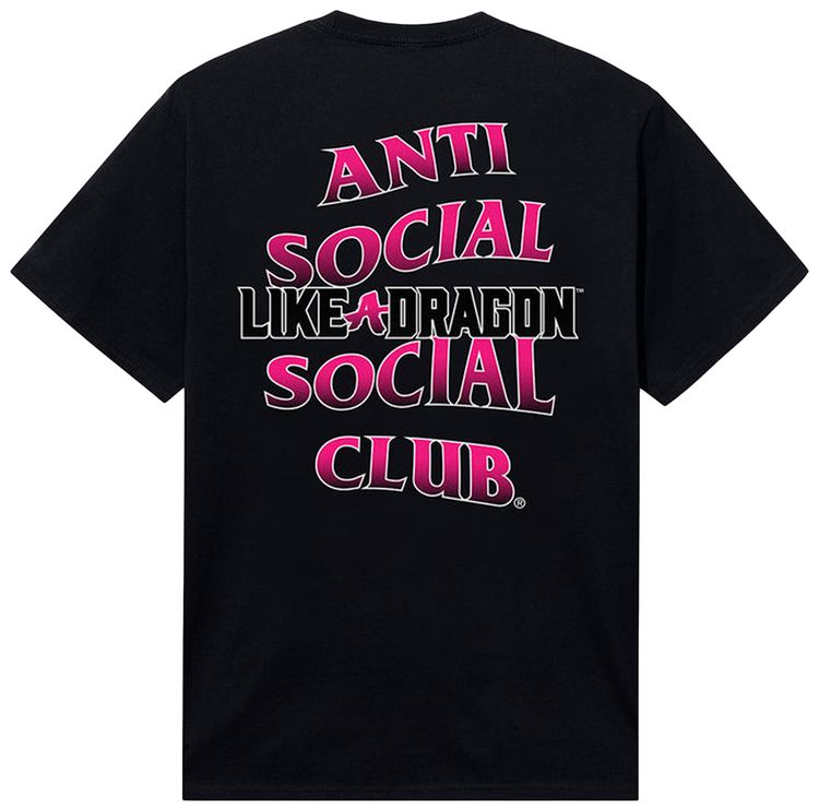 Anti Social Social Club x Like A Dragon Yakuza Tee Black