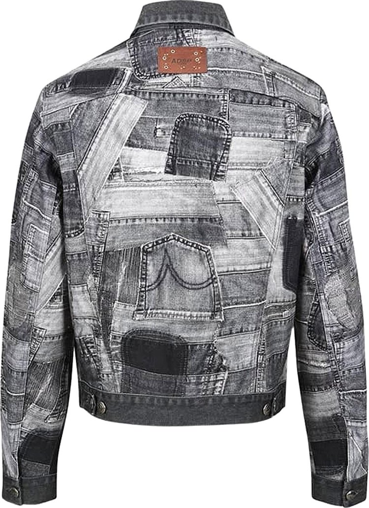 Andersson Bell BRNO Patchwork Printed Jacket Black