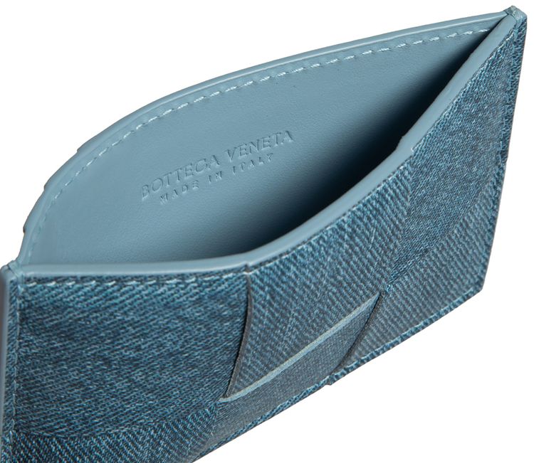 Bottega Veneta Card Case BlueIce