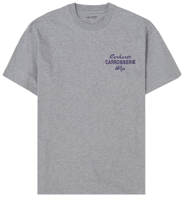 Carhartt WIP Short Sleeve Mechanics T Shirt Heather Grey