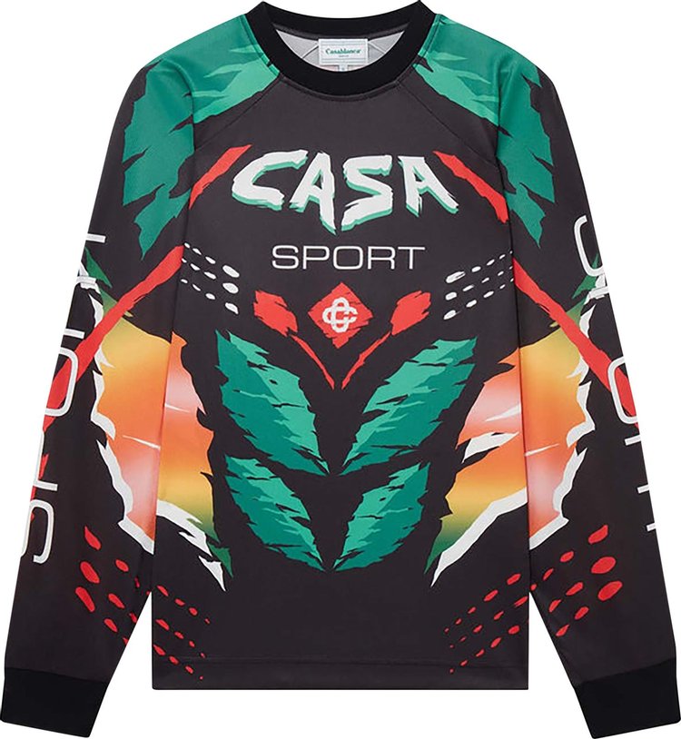 Casablanca Casa Moto Sublimated Long-Sleeve T-Shirt 'Casa Moto Black'
