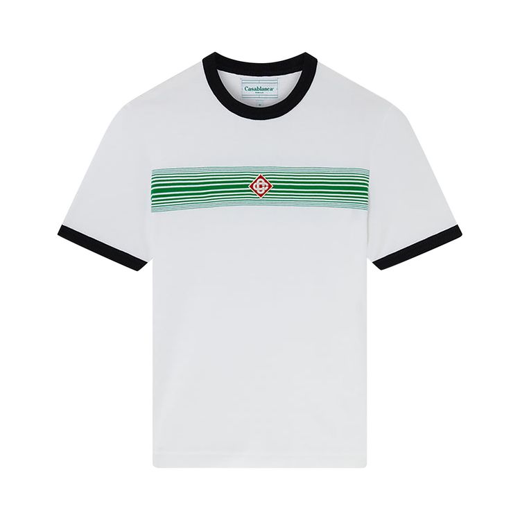 Casablanca Ringer T Shirt Gradient Stripe
