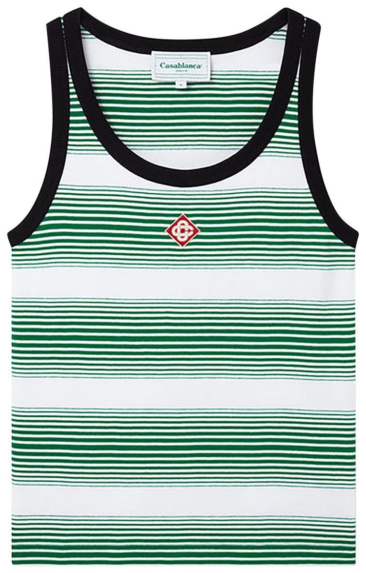 Casablanca Ringer Tank Gradient Stripe