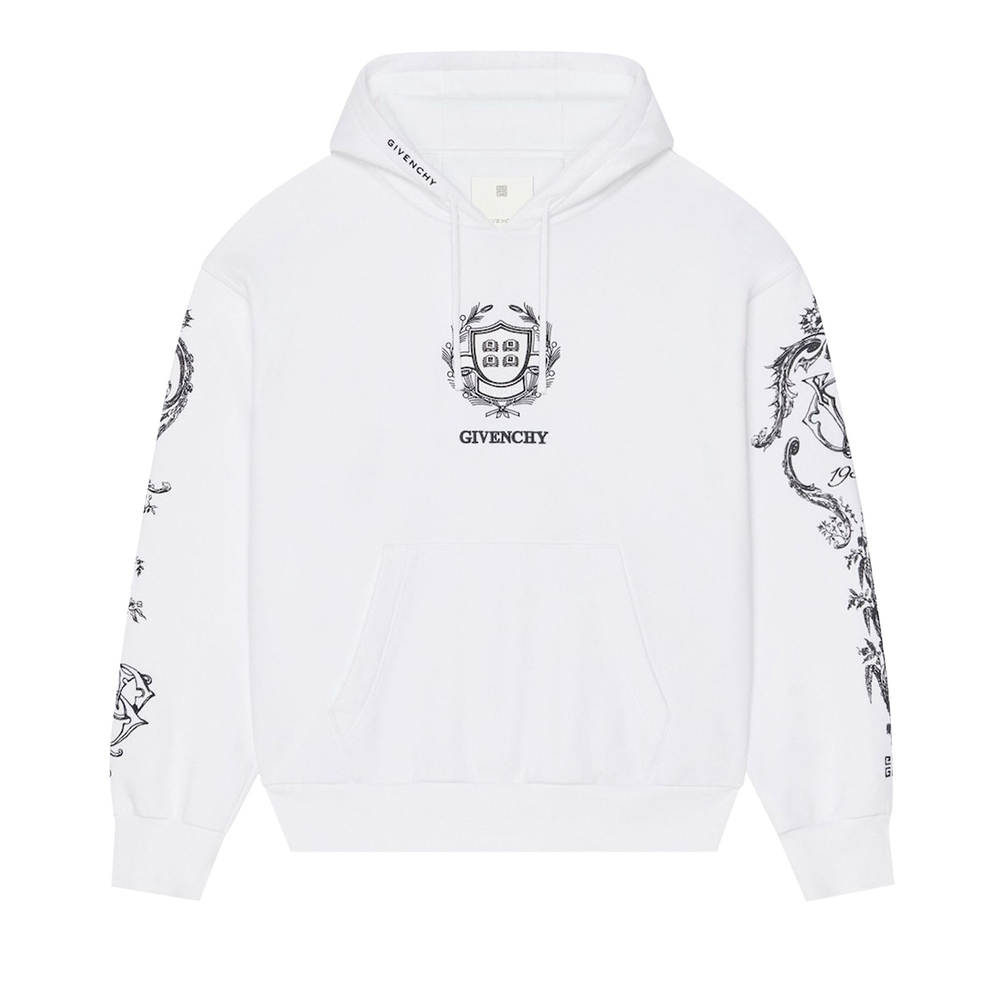 パーカー・フーディ GIVENCHY Men Hoodies BMJ0LA3YPL100 White Buy Givenchy Boxy Fit Hoodie 'White' - BMJ0LA3YL0 100 | GOAT CA