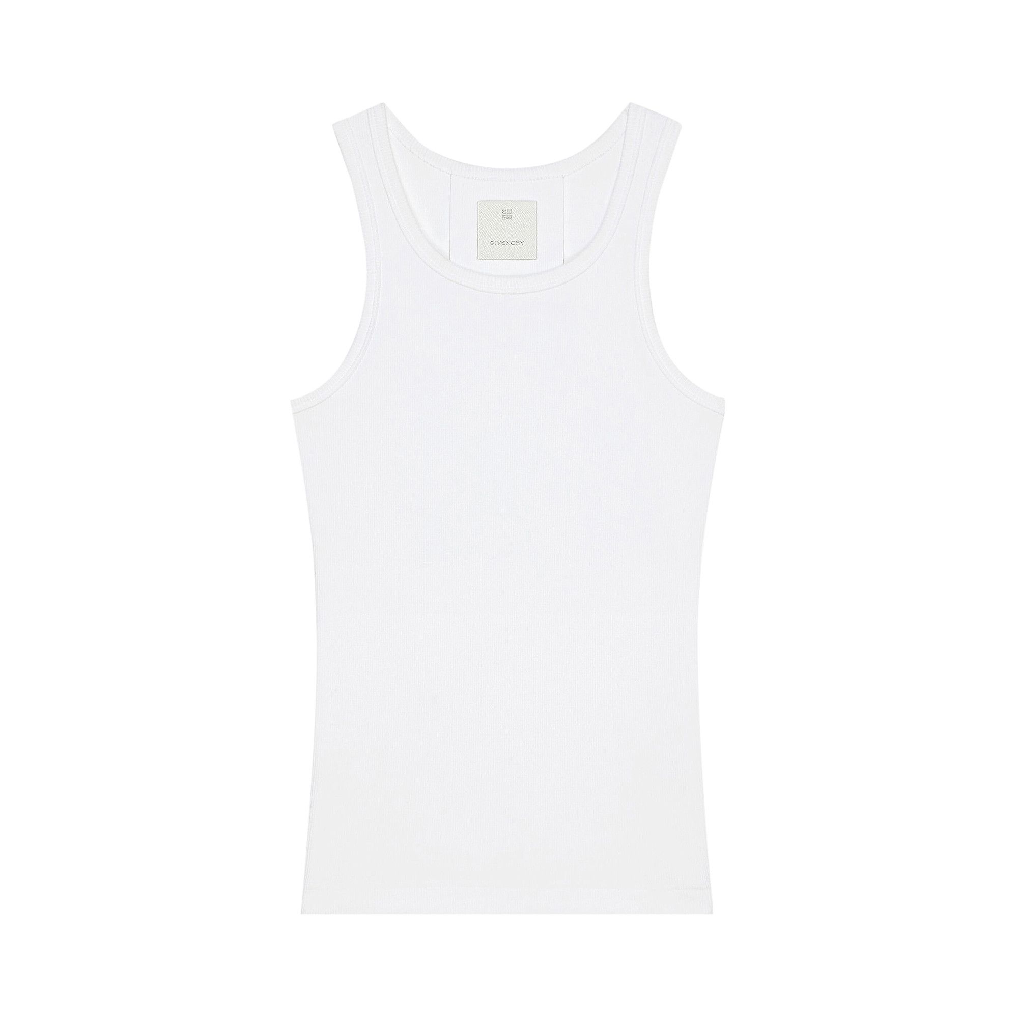 Buy Givenchy Extra Slim Tank Top White BM71KY3YLE 100 GOAT CA
