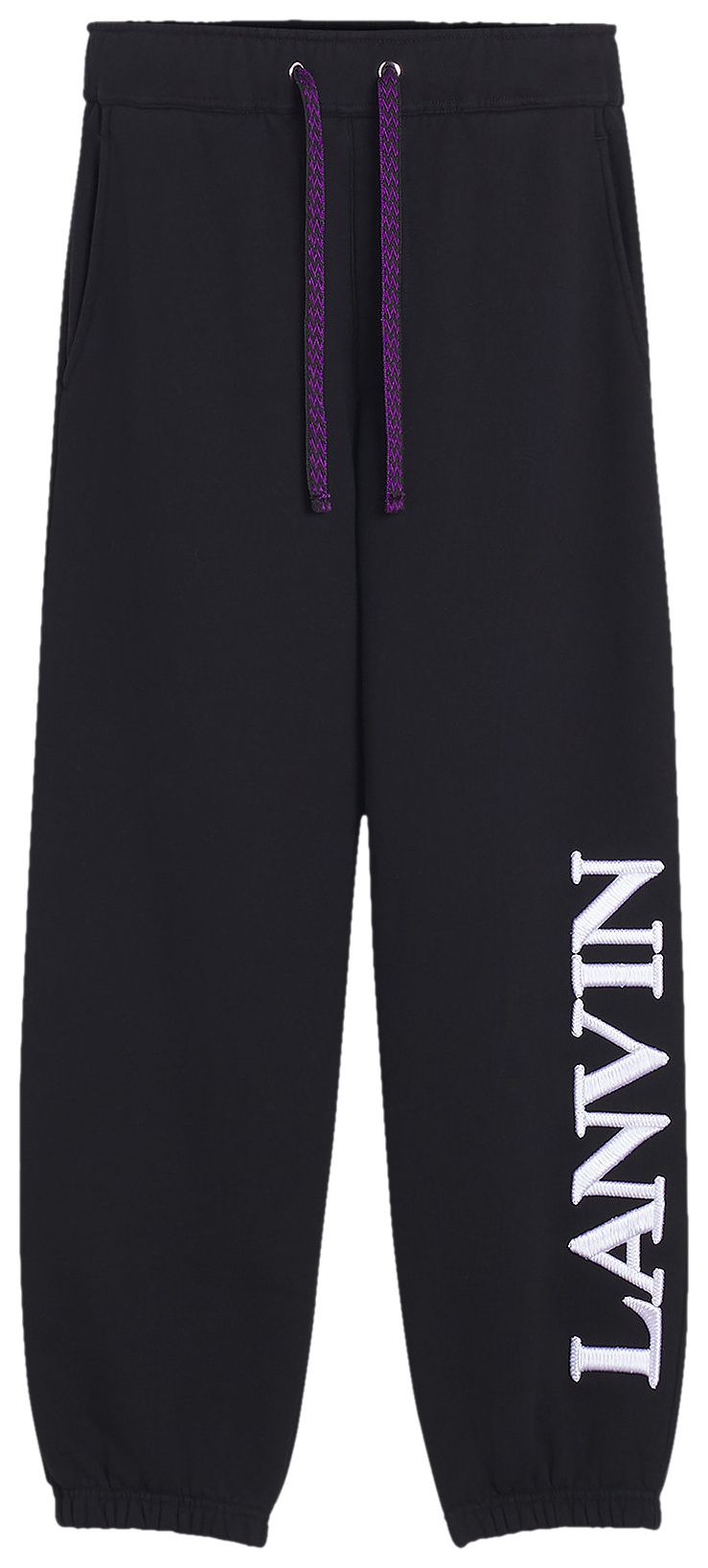 Lanvin x Future Logo Embroidered Sweatpants Black