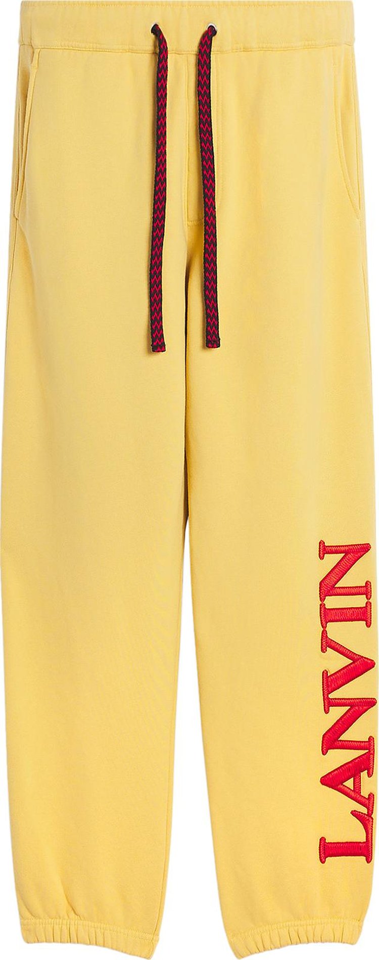 Lanvin x Future Logo Embroidered Sweatpants 'Corn'