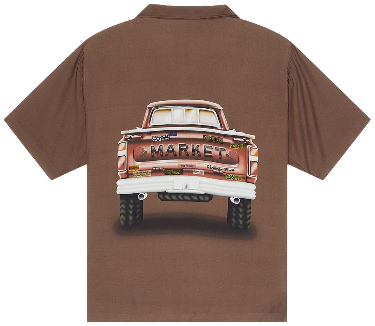 Market Keep Honking Button Up Acorn