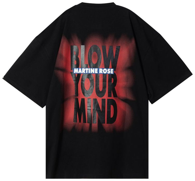 Martine Rose Oversized Short Sleeve T Shirt Black