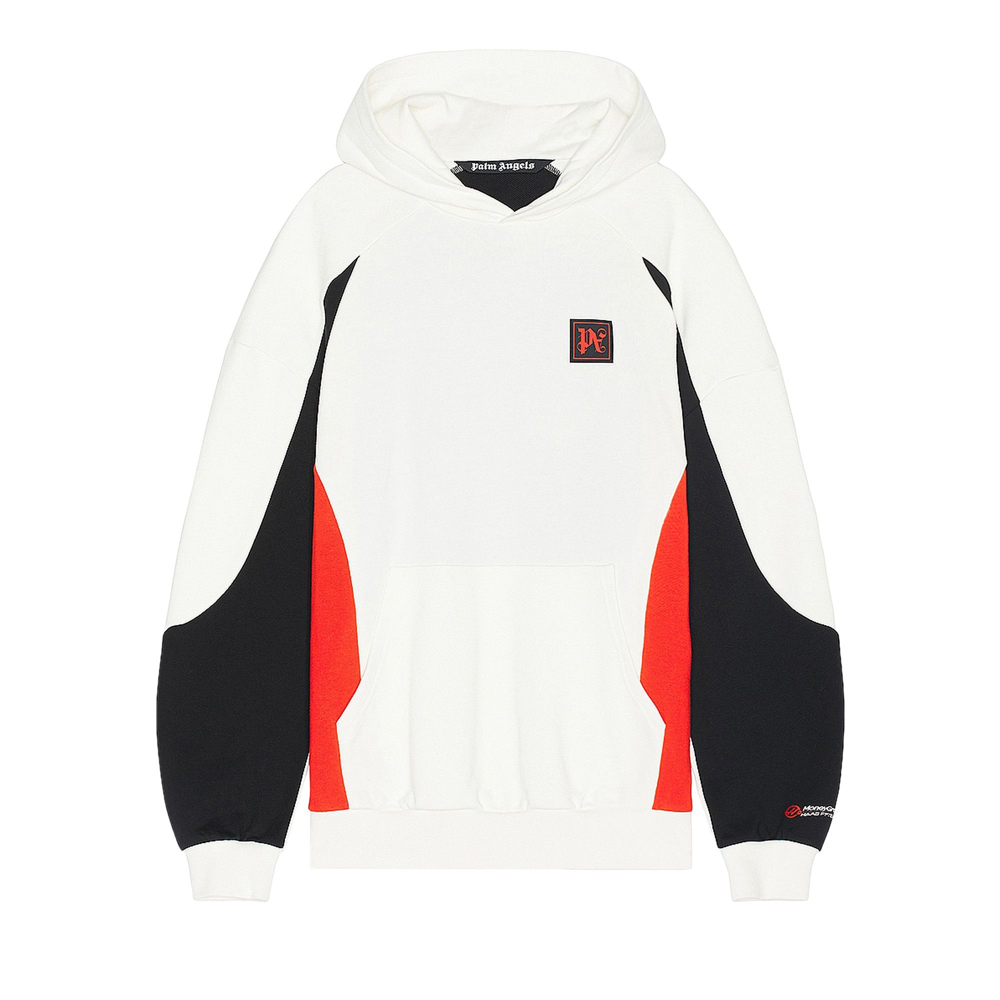 パーカー・フーディ Palm Angels  Hoodie off-white Palm Angels monogram-embroidered Track Hoodie | White | FARFETCH