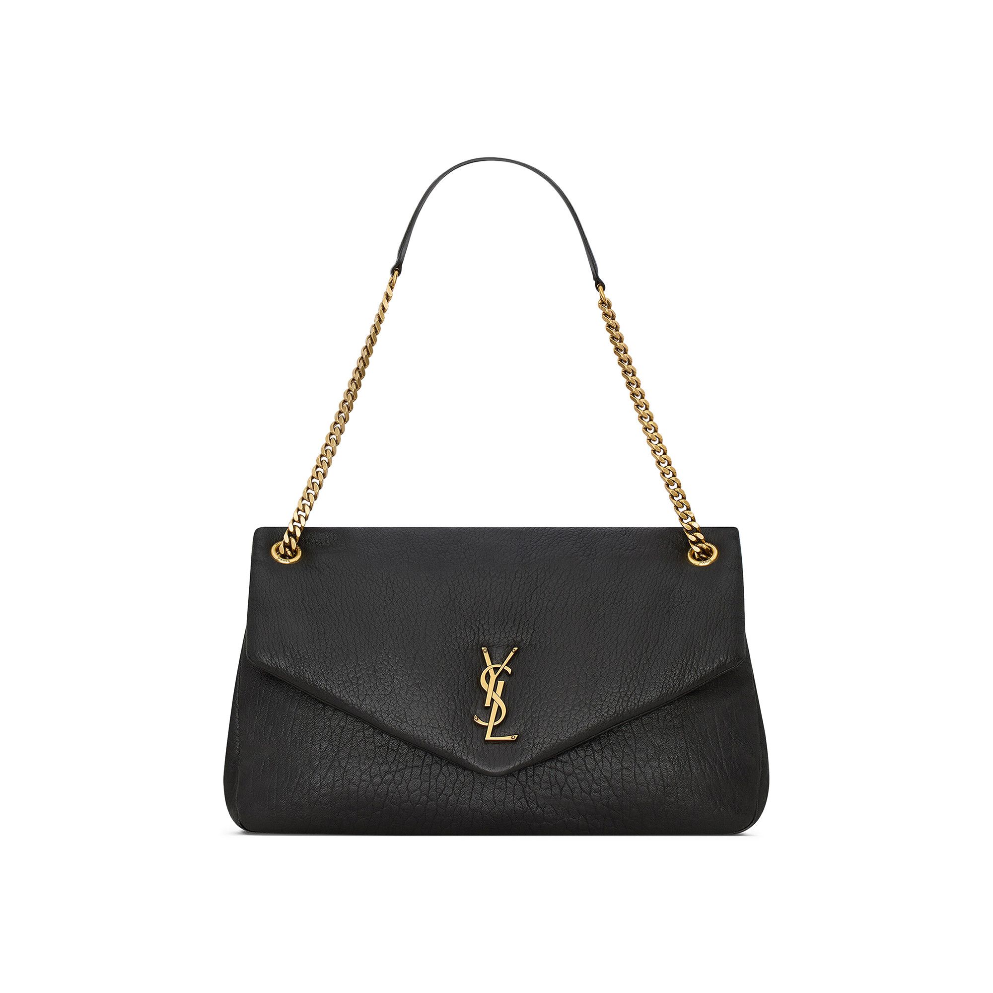 ショルダーバッグ・ポシェット SAINT LAURENT 777399.AACYT Shoulder Bags Buy Saint Laurent Large Calypso Chain Bag 'Noir' - 777399