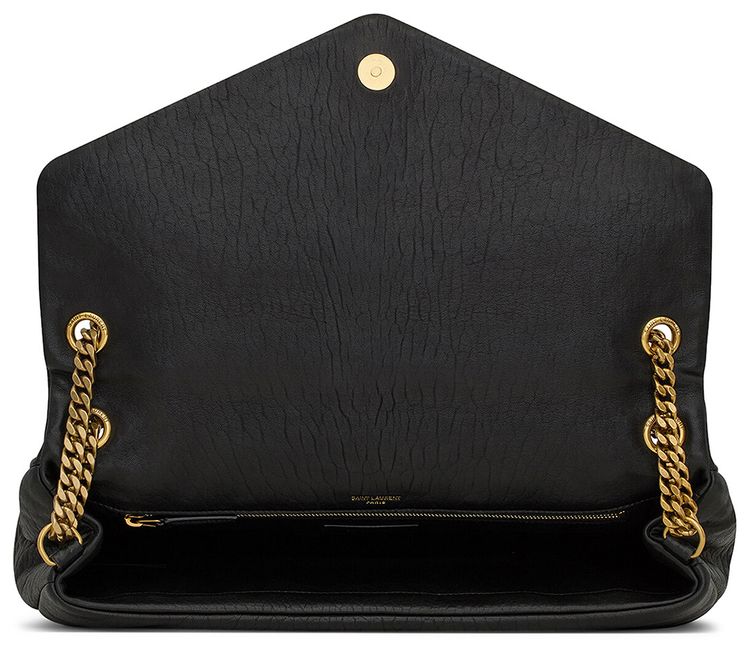 Saint Laurent Large Calypso Chain Bag Noir