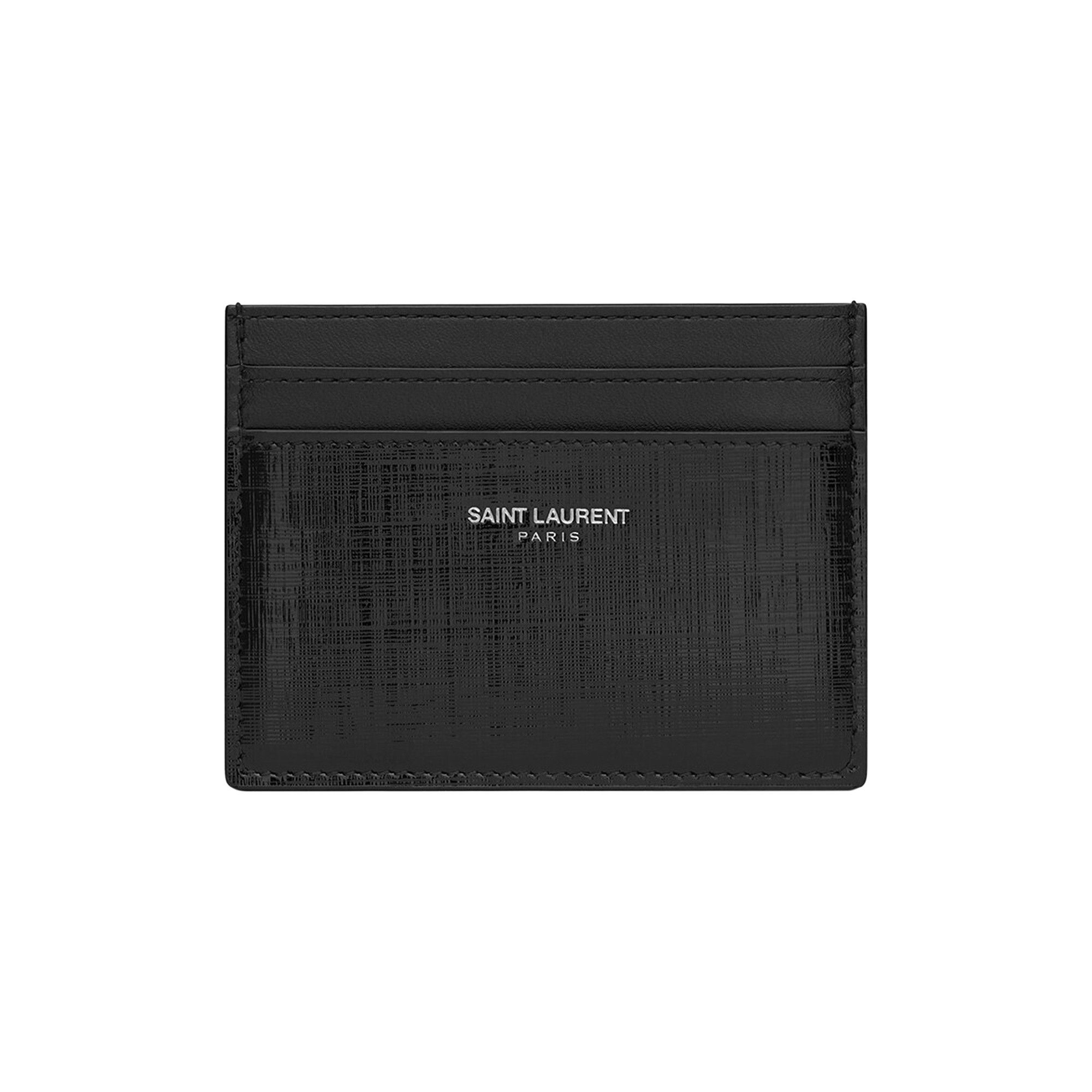 Buy Saint Laurent Paris Card Case 'Nero' - 375946 AAC69 1000 | GOAT